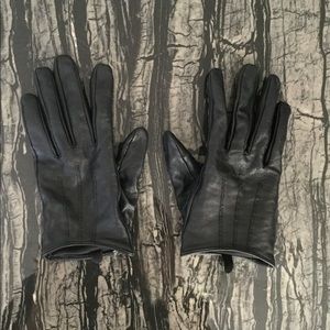 ASOS touch screen leather gloves